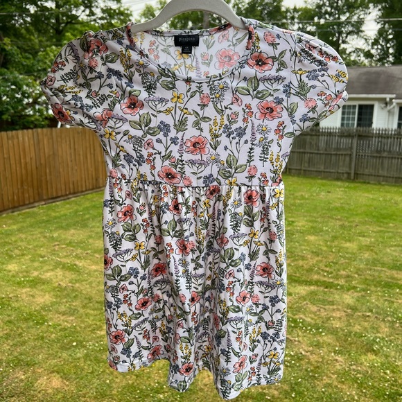 Picapino Floral Knit Short Sleeve Dress size 6X - Picture 1 of 3